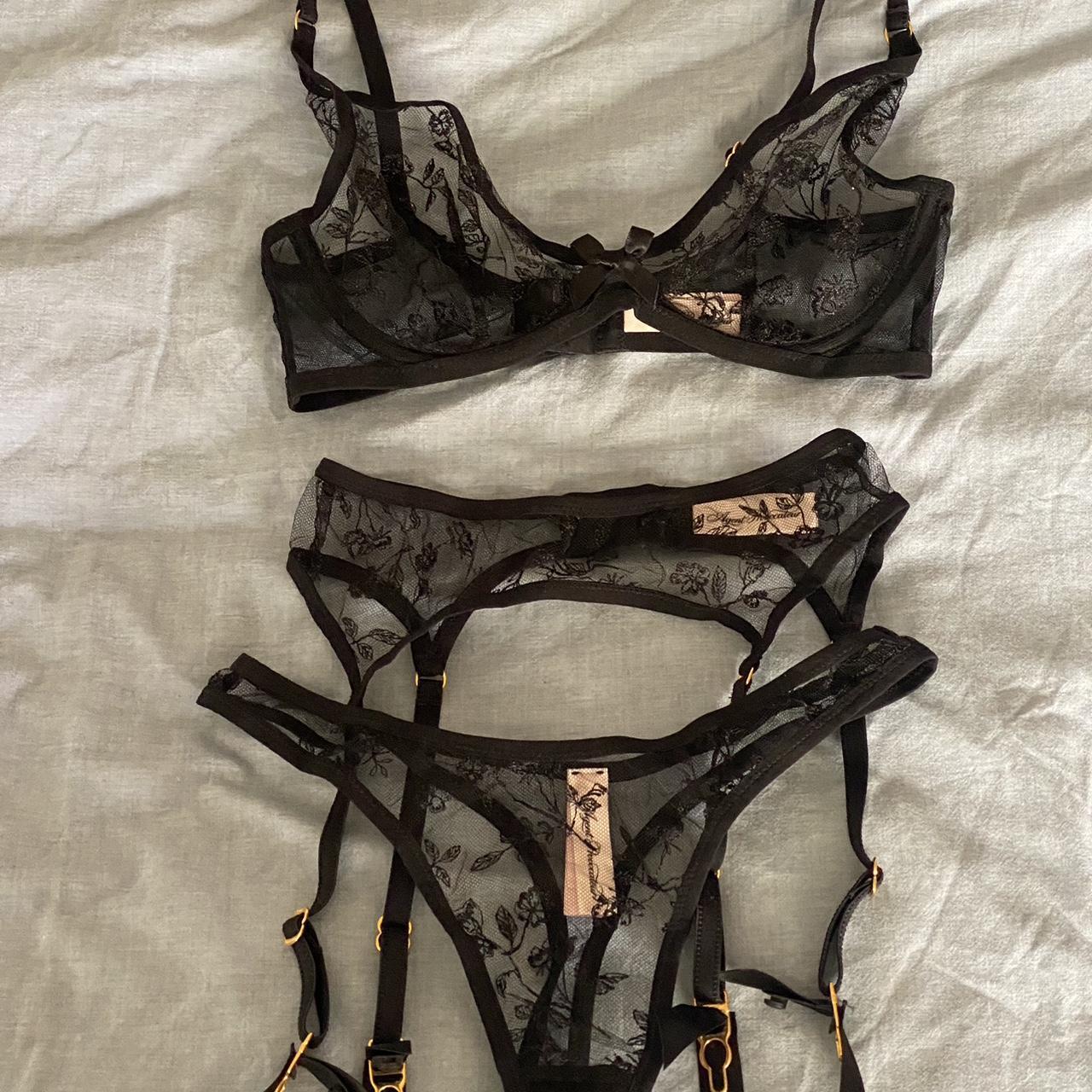 Super Sexy Agent Provocateur Lingerie Set In Black Depop