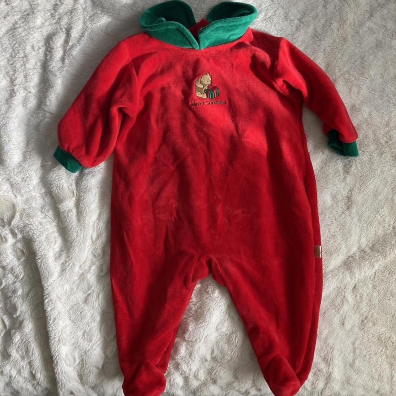 Disney Red and Green Jumpsuit | Depop