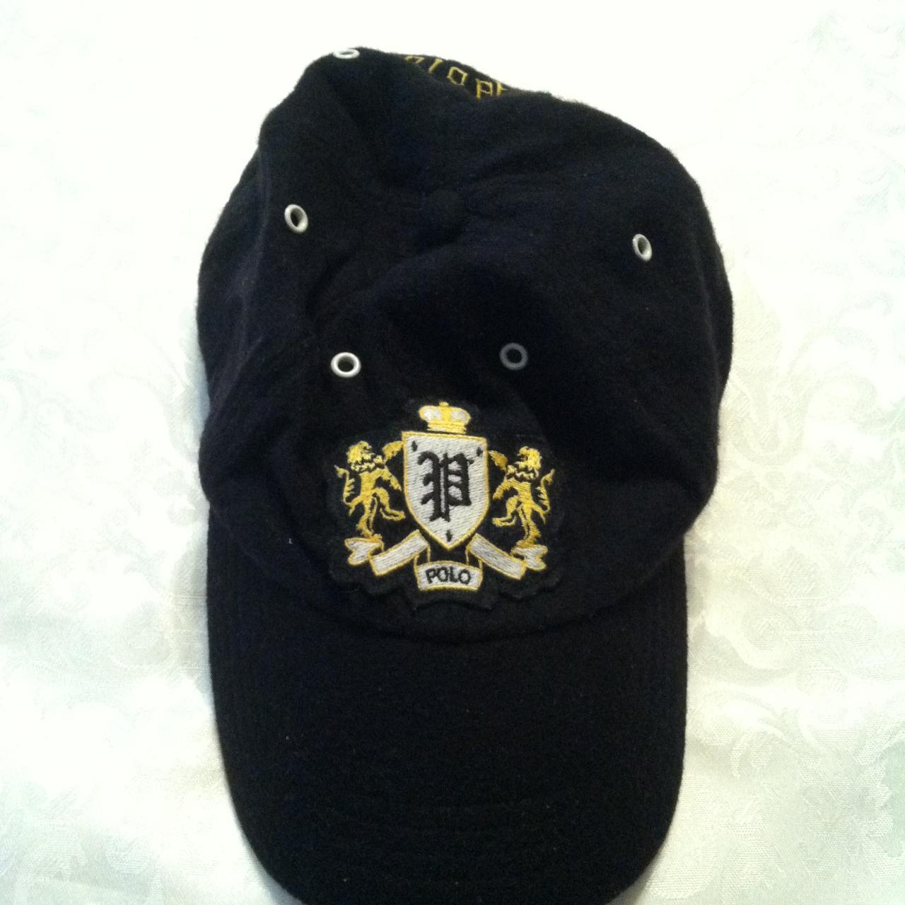 Mens black hotsell polo hat