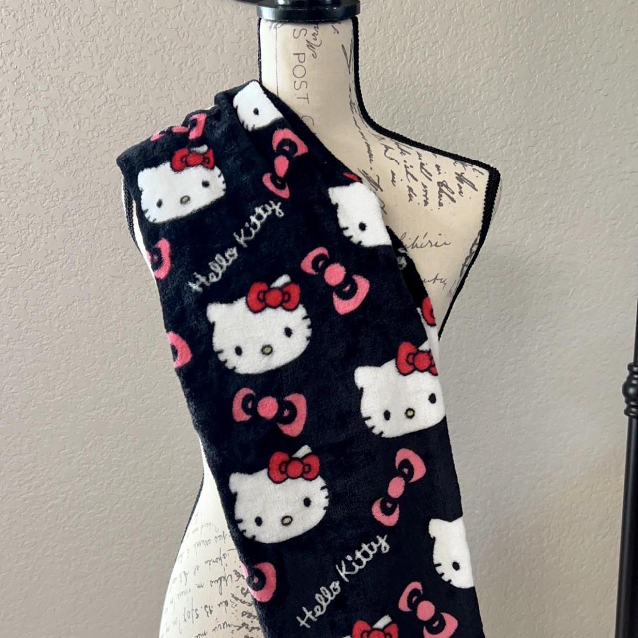 Hello Kitty pajama pants🐇 - available in black and... - Depop