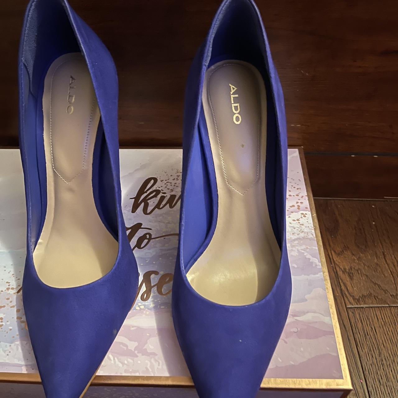 aldo white pumps
