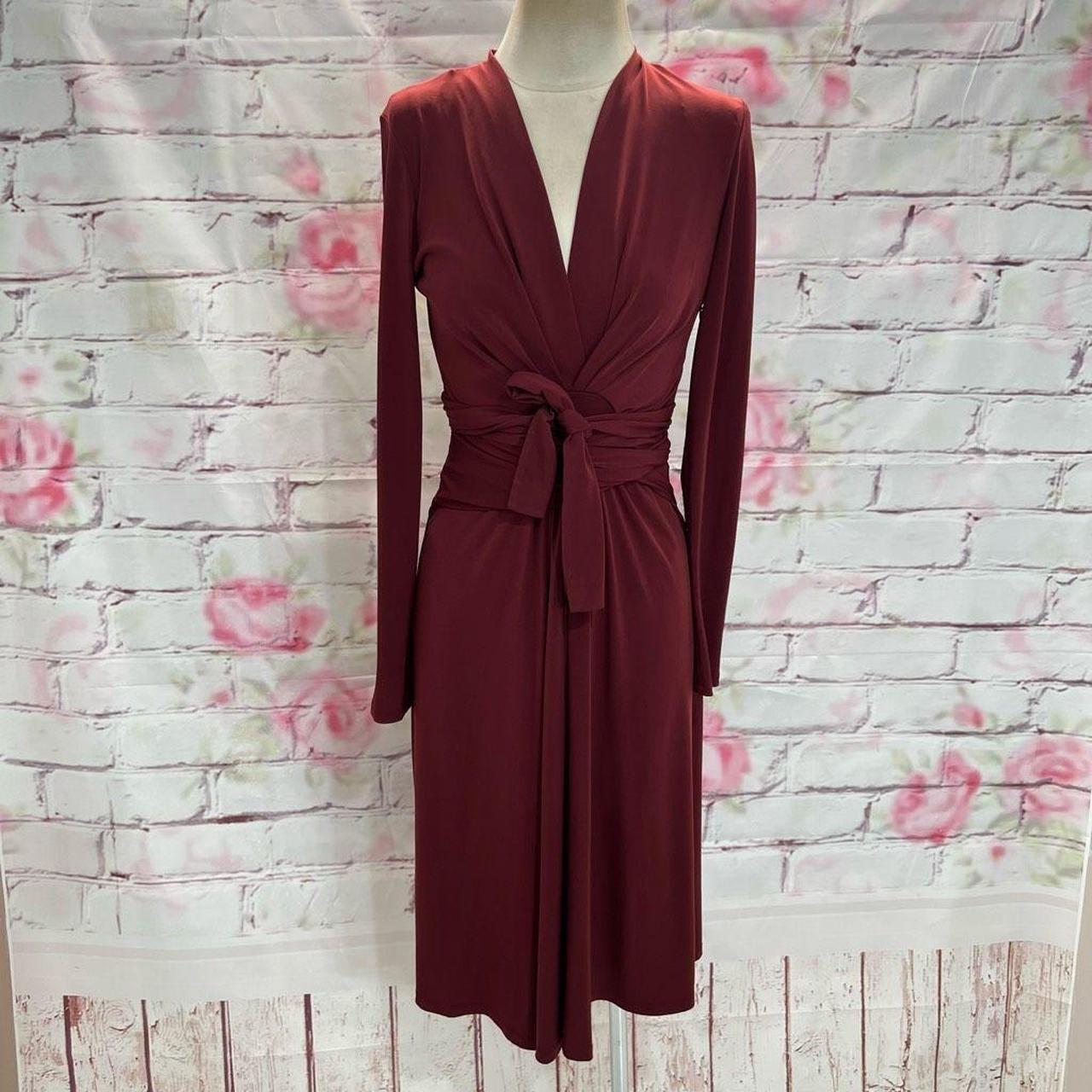 Michael kors shop maroon dress