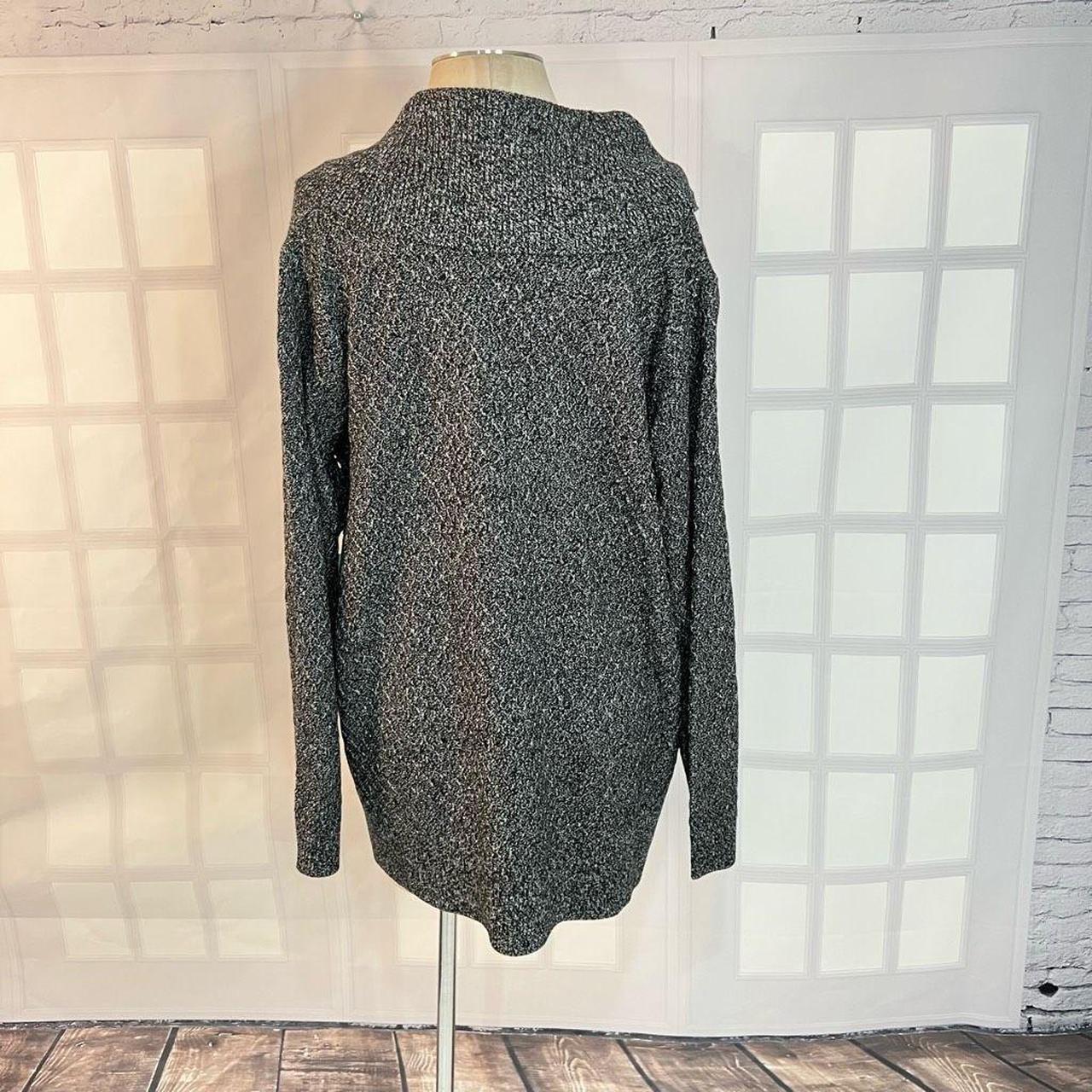 Calvin Klein Fold-Over Cowl Neck Long Sleeve Knitted - Depop