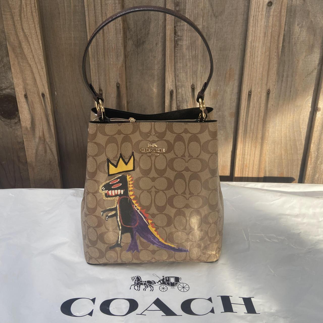 Coach town bucket online bag in signature canvas