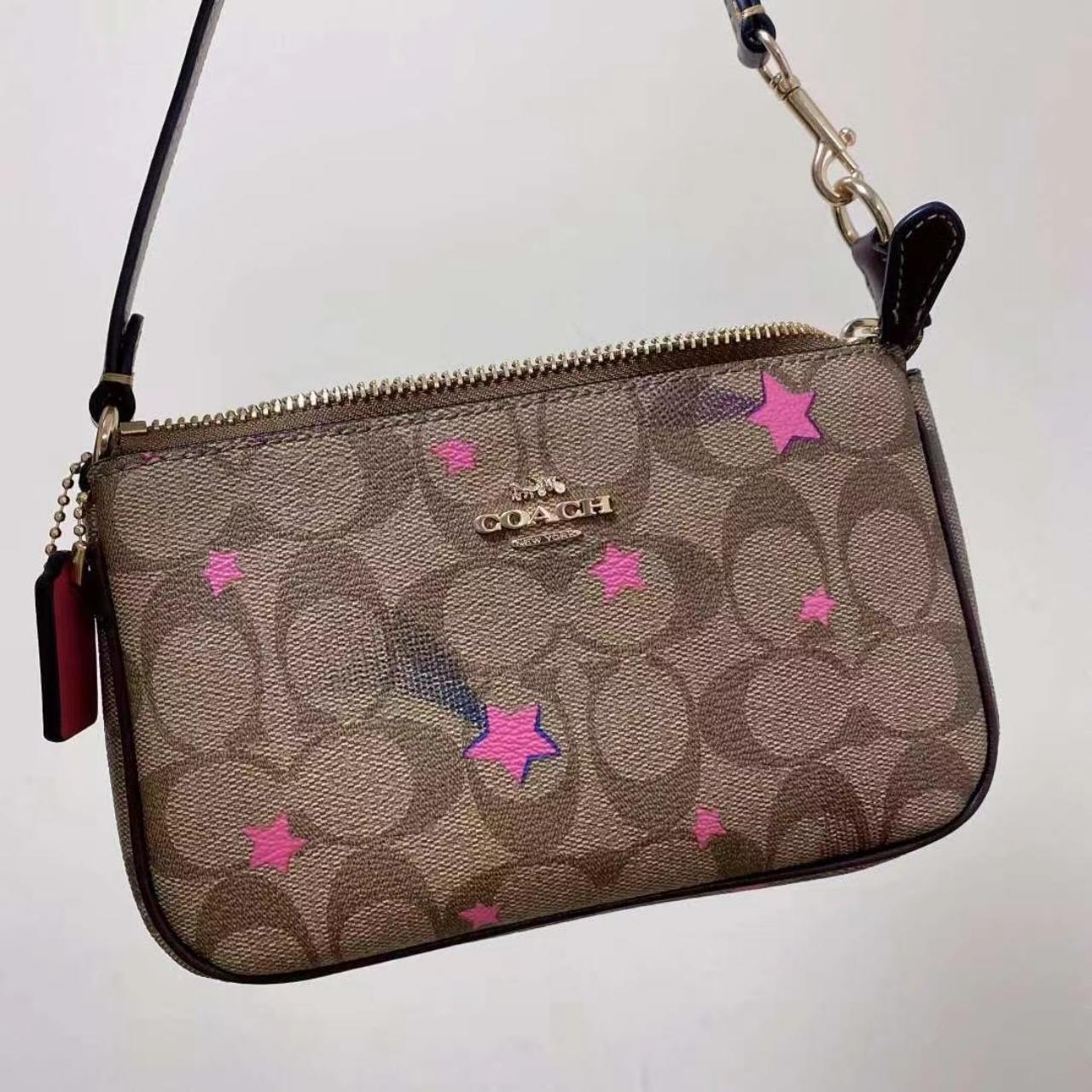 Coach Nolita 19 In Signature Canvas With Disco Star Print