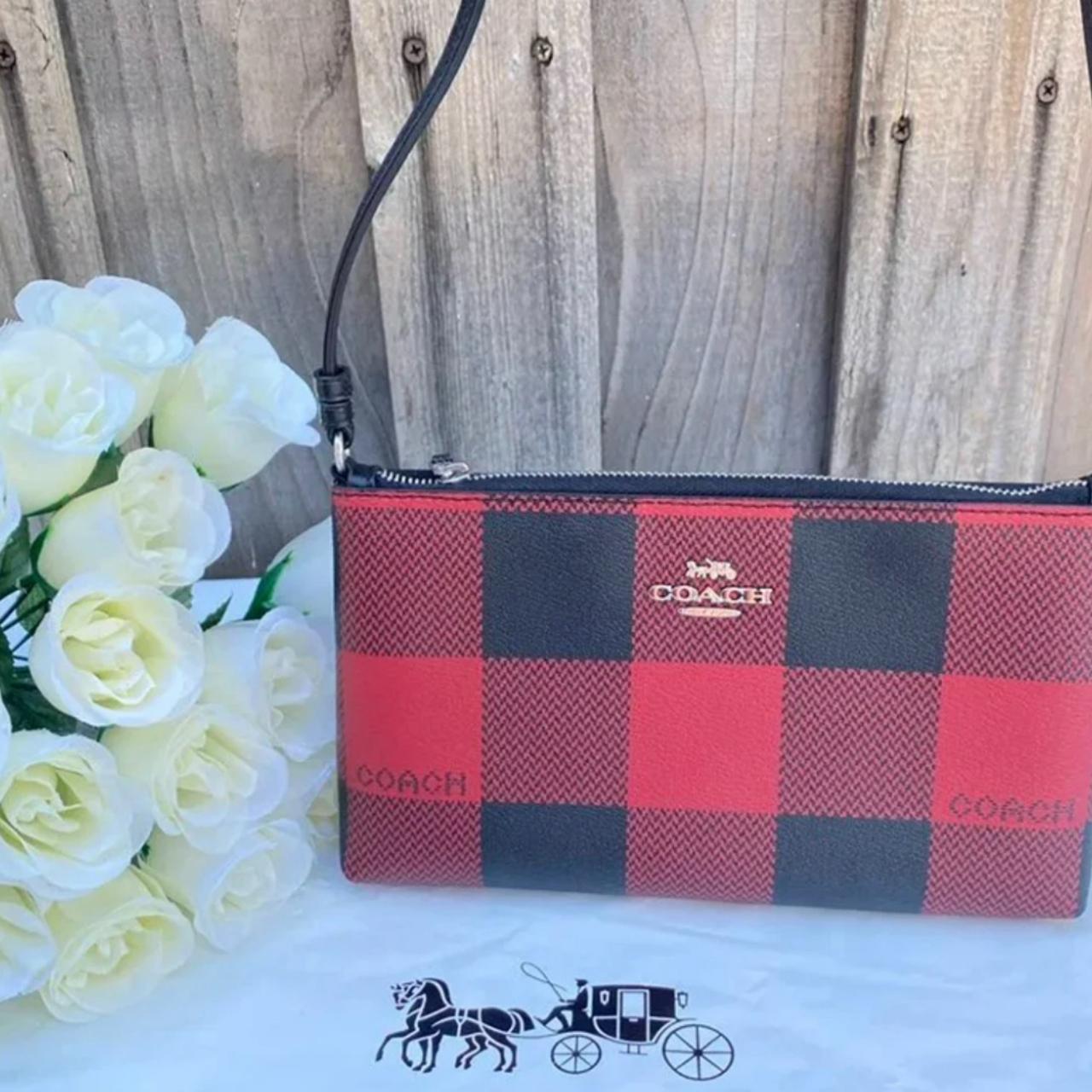 Coach Nolita 15 With Buffalo Plaid Print