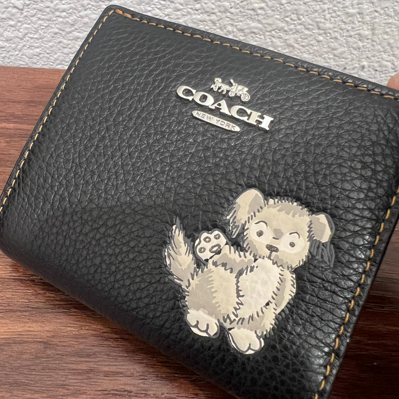 Coach teddy discount bear wallet