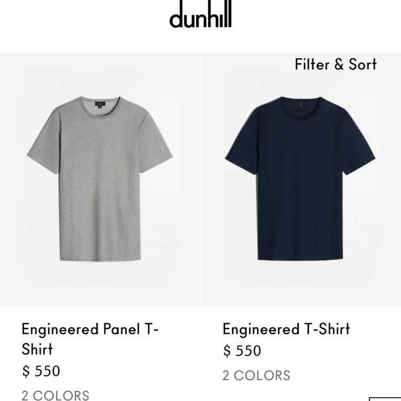 Dunhill Men's Navy T-shirt (4)
