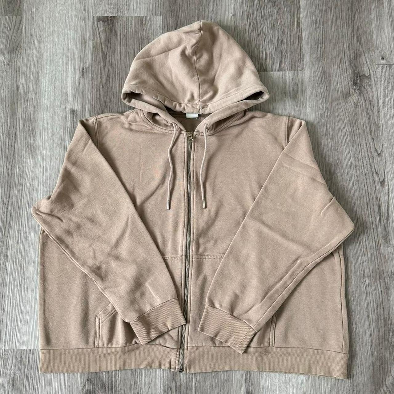 Tan zip hotsell up hoodie womens