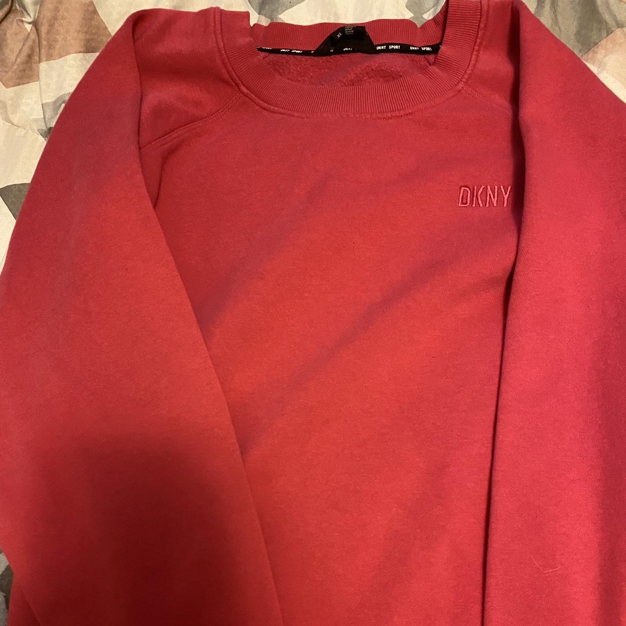 Dkny on sale pink sweatshirt