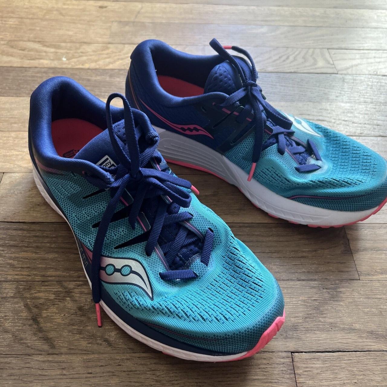 Saucony Women's Blue Trainers | Depop