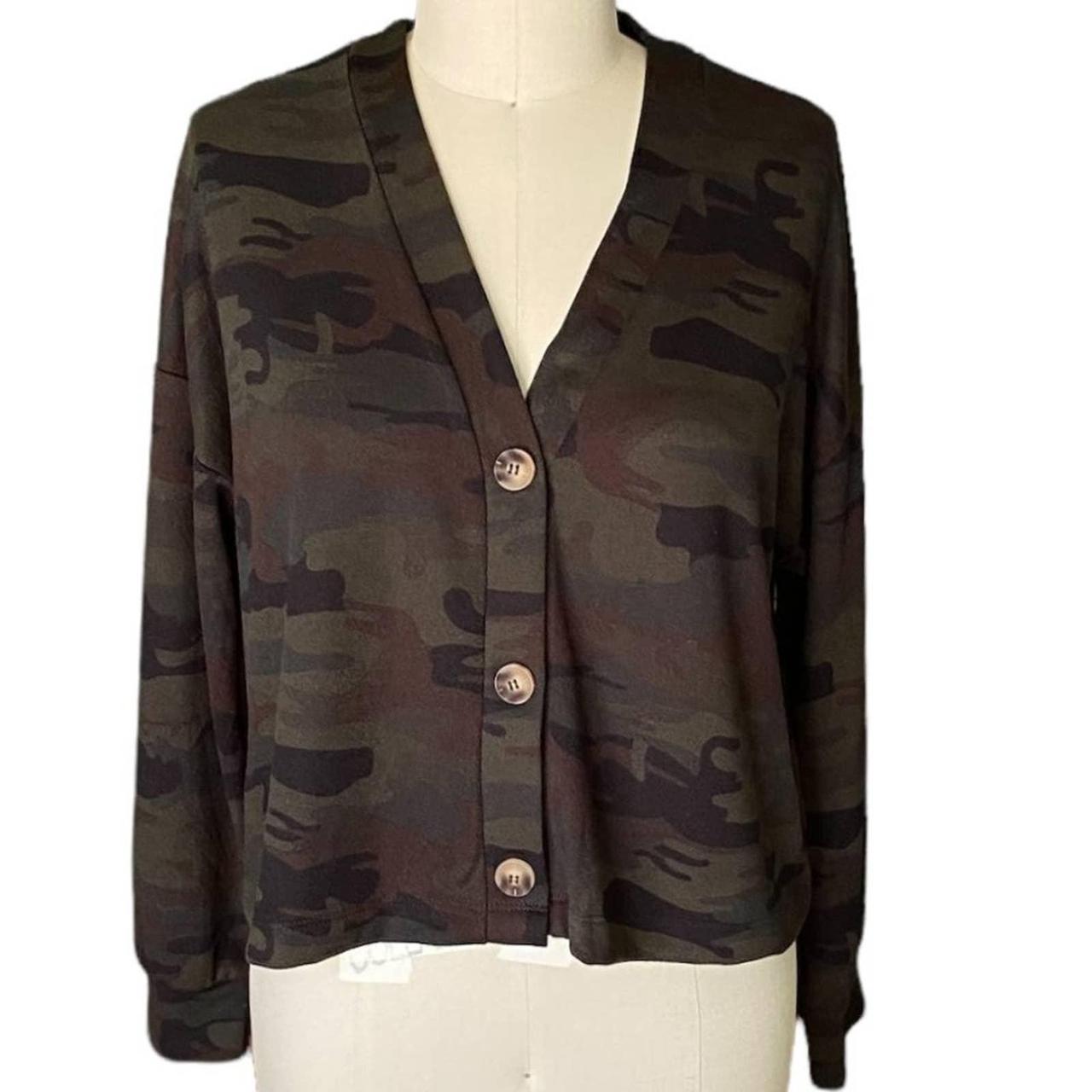 Sanctuary on sale camo cardigan