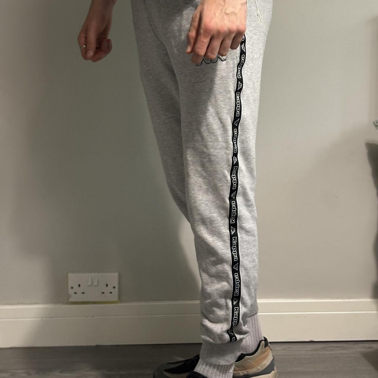 Grey Kappa Sweatpants, Men’s Size Medium. Cuffed... Depop