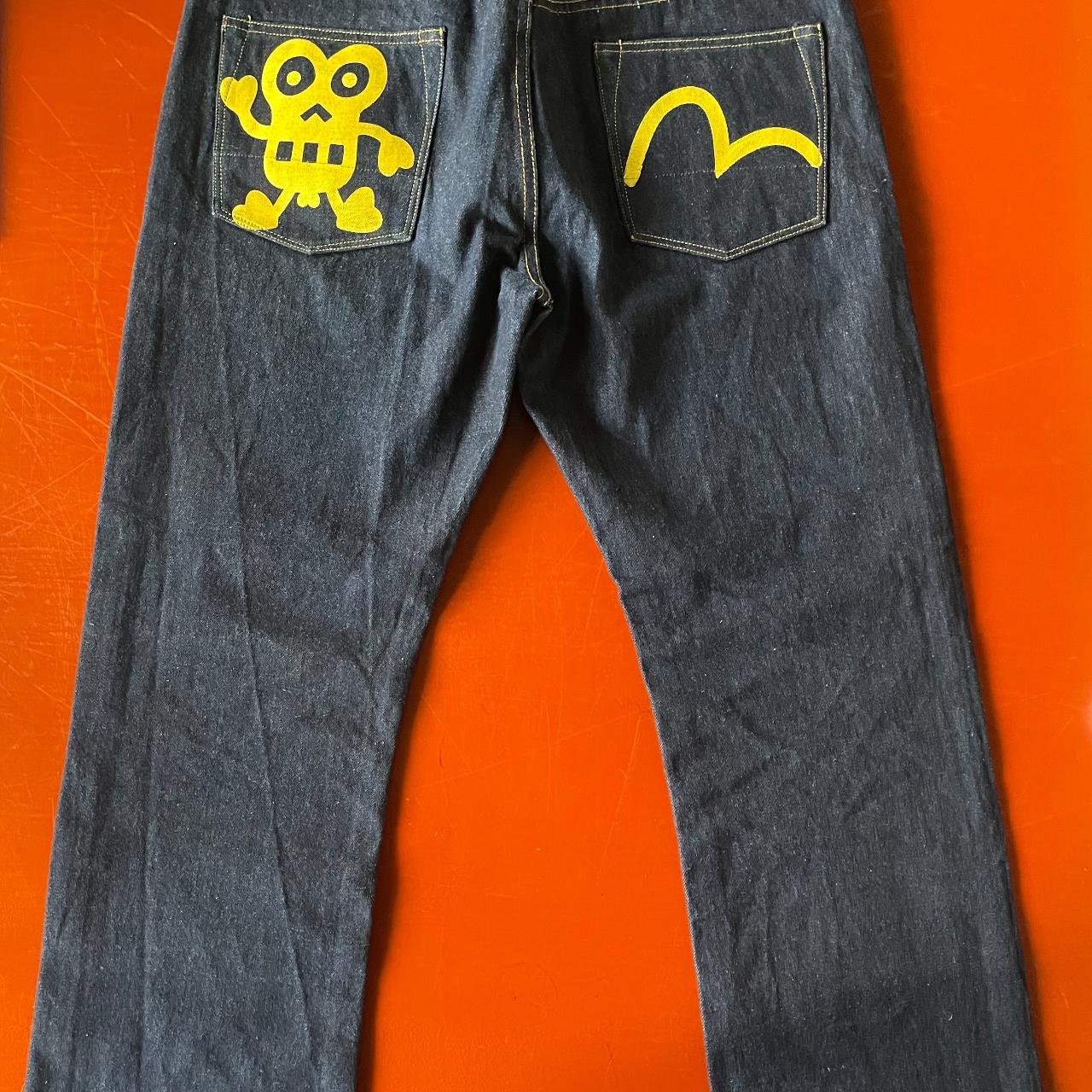 A-708 Authentic Evisu Jeans Salvaged Depop