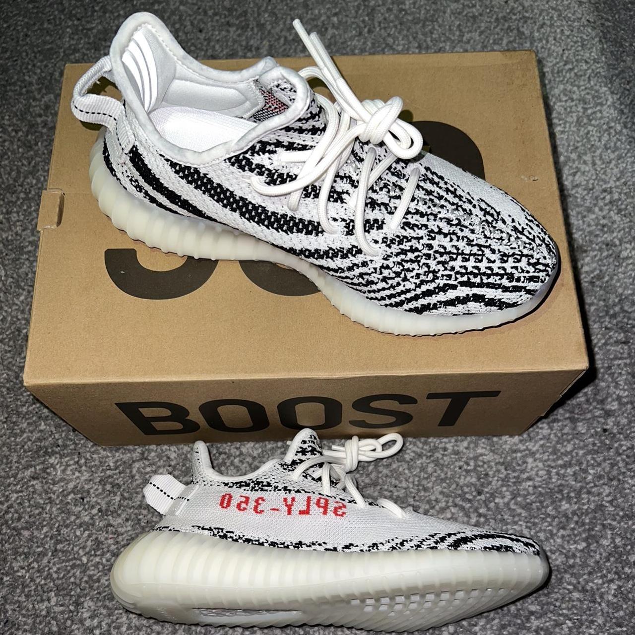 Yeezy Boost 350 V2 Zebra Current Stock: UK 6 x... - Depop