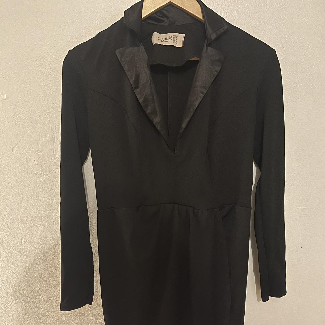 Club L black wrap dress size 16 Only worn once... Depop