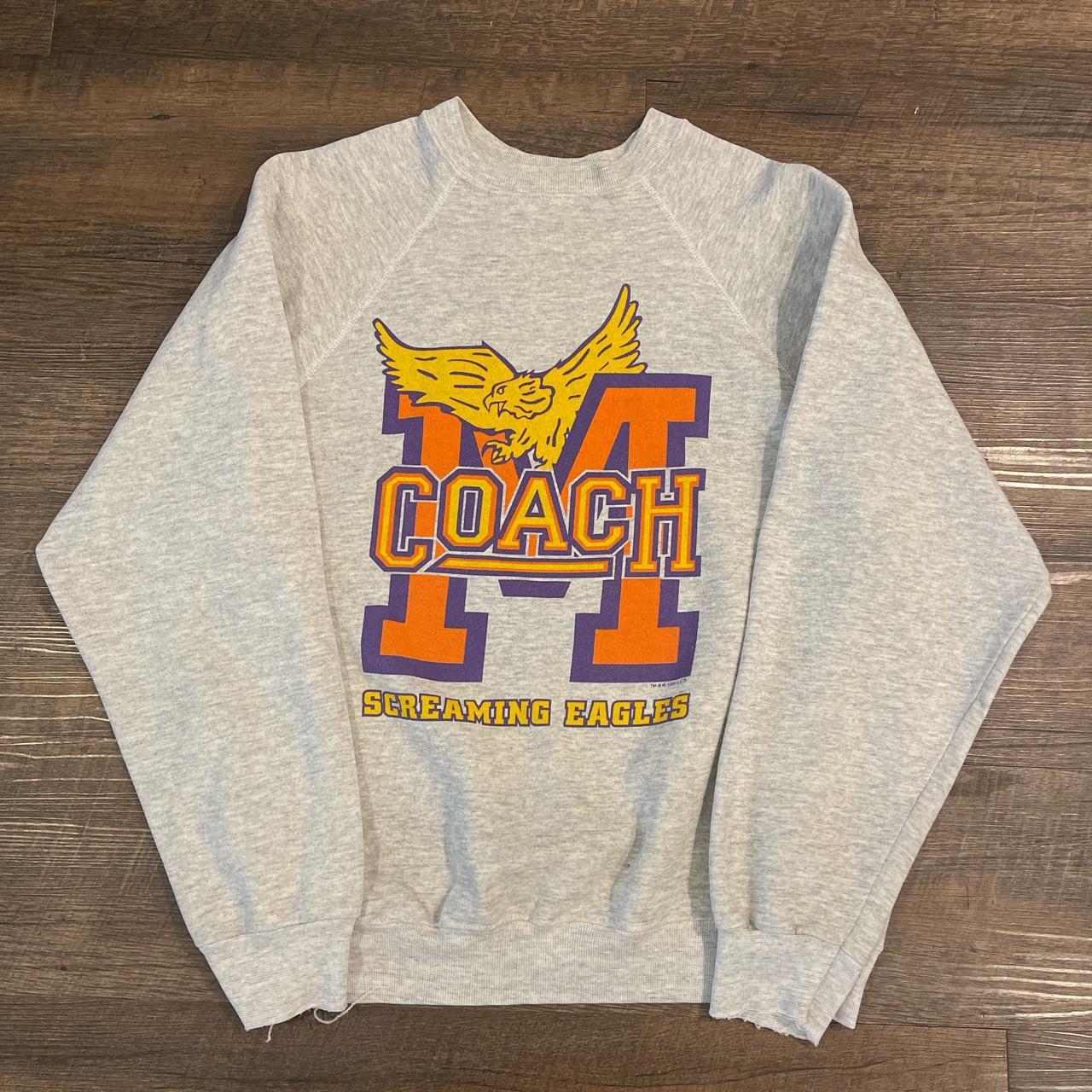 Coach Crewneck Mens L Vintage Tulex Tag Made in... - Depop