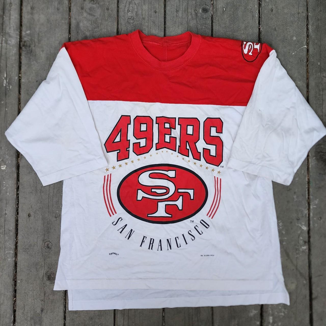 San Francisco 49ers Black Shirt Vintage looking - Depop