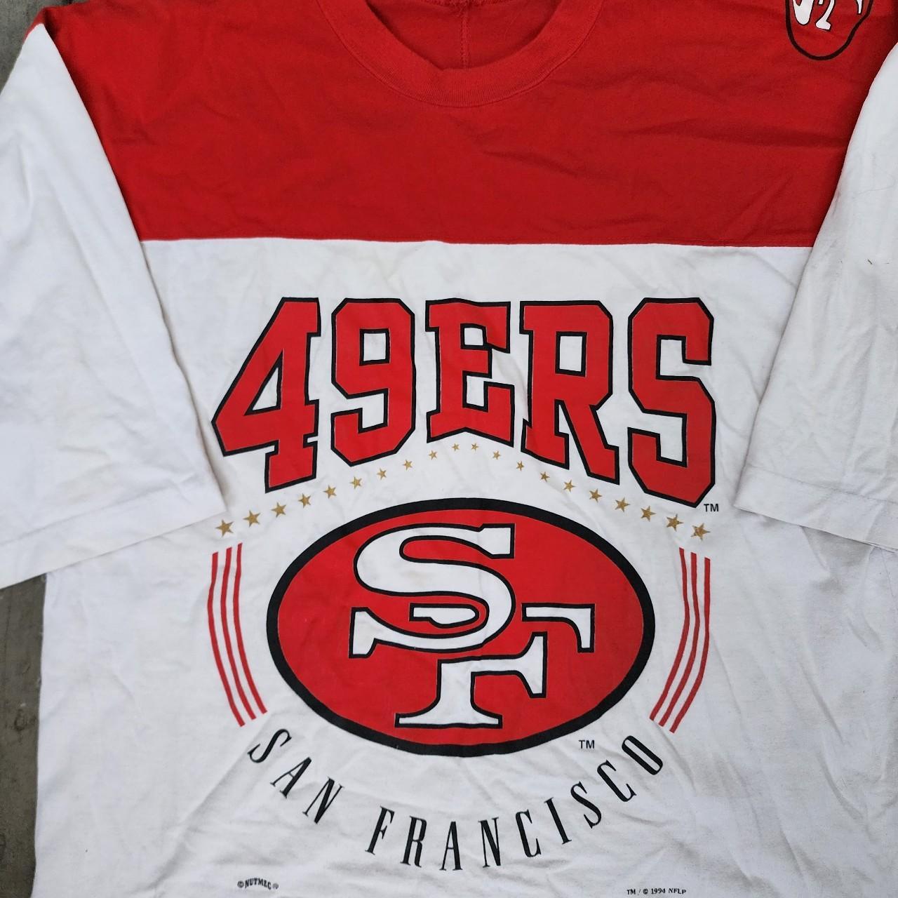 Vintage 1994 San Francisco 49ers 3/4 Sleeve Shirt - - Depop