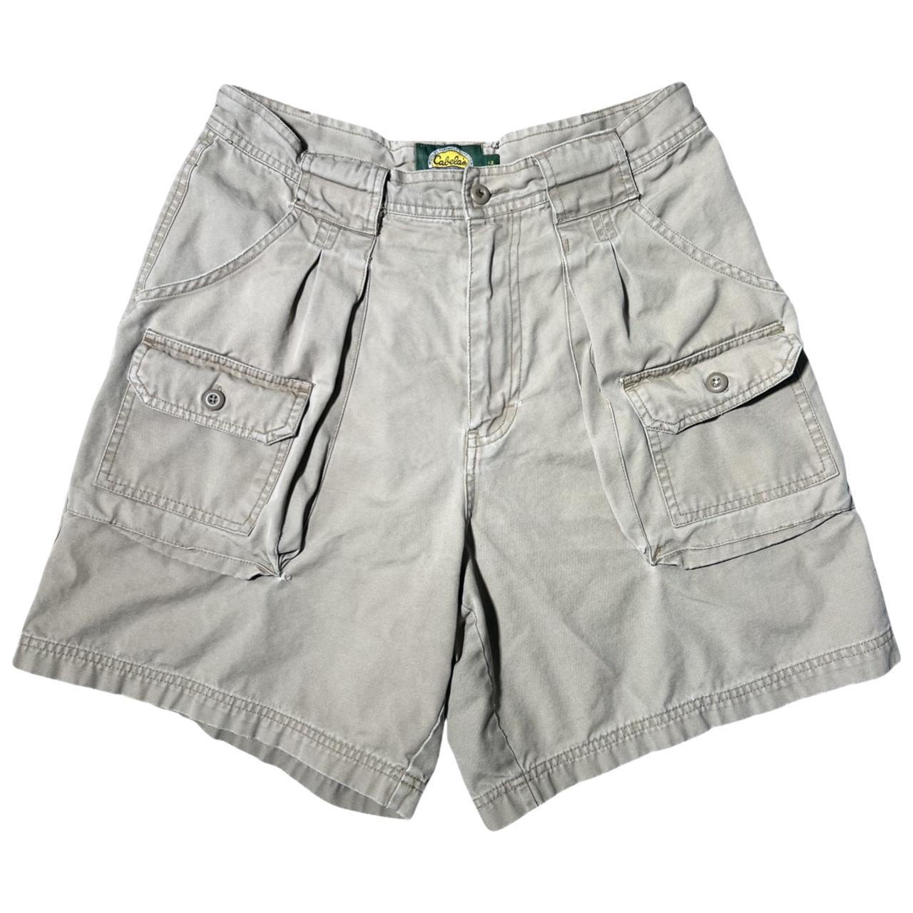 Cabela’s Khaki Women’s Cargo Fishing Shorts High... - Depop