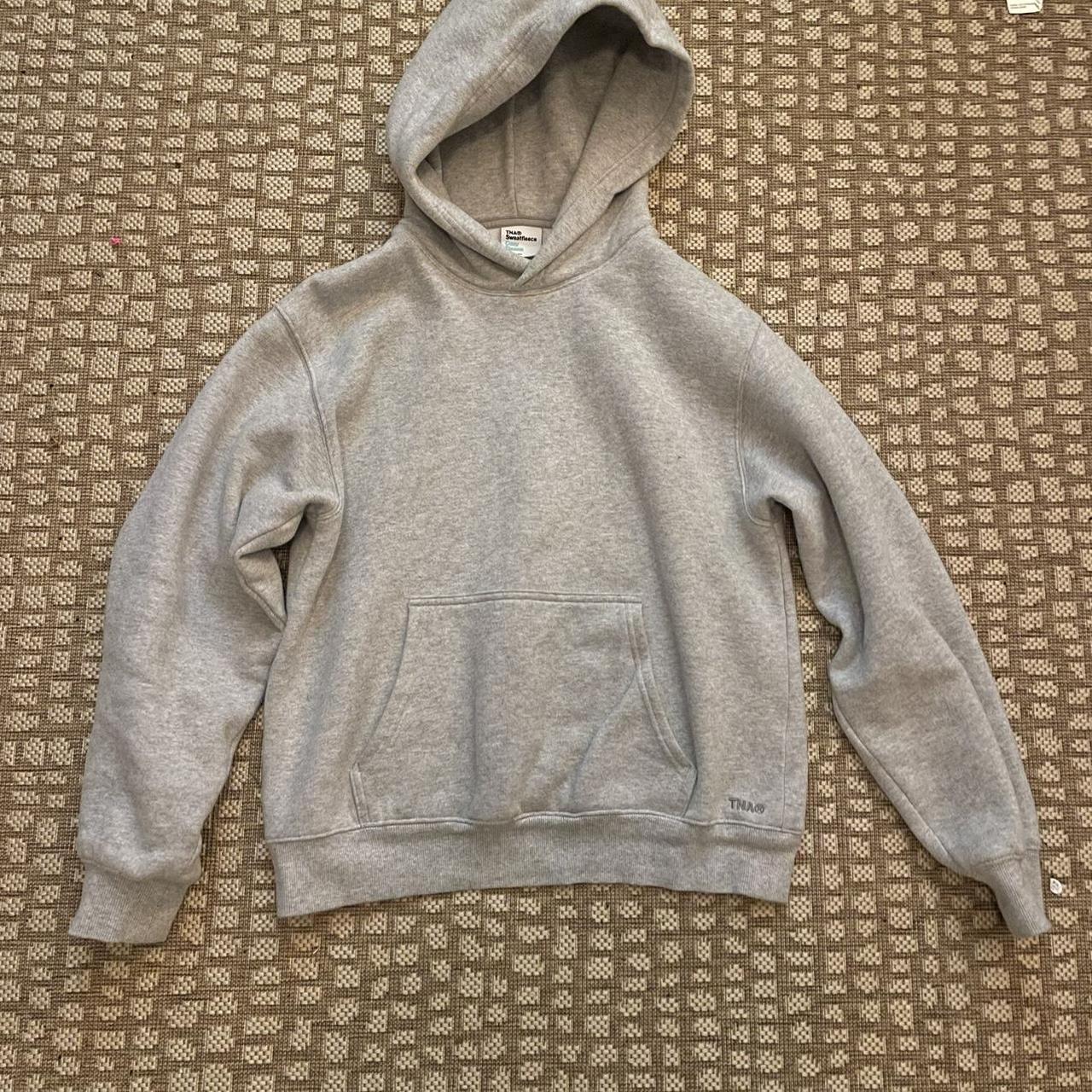 Aritzia small gray hoodie - Depop