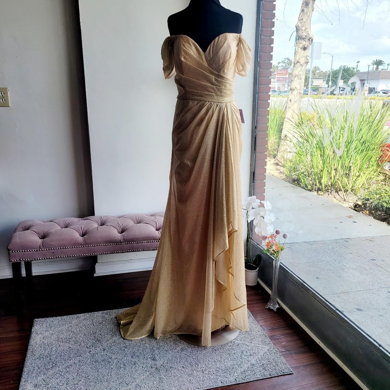 Gold dress size outlet 14