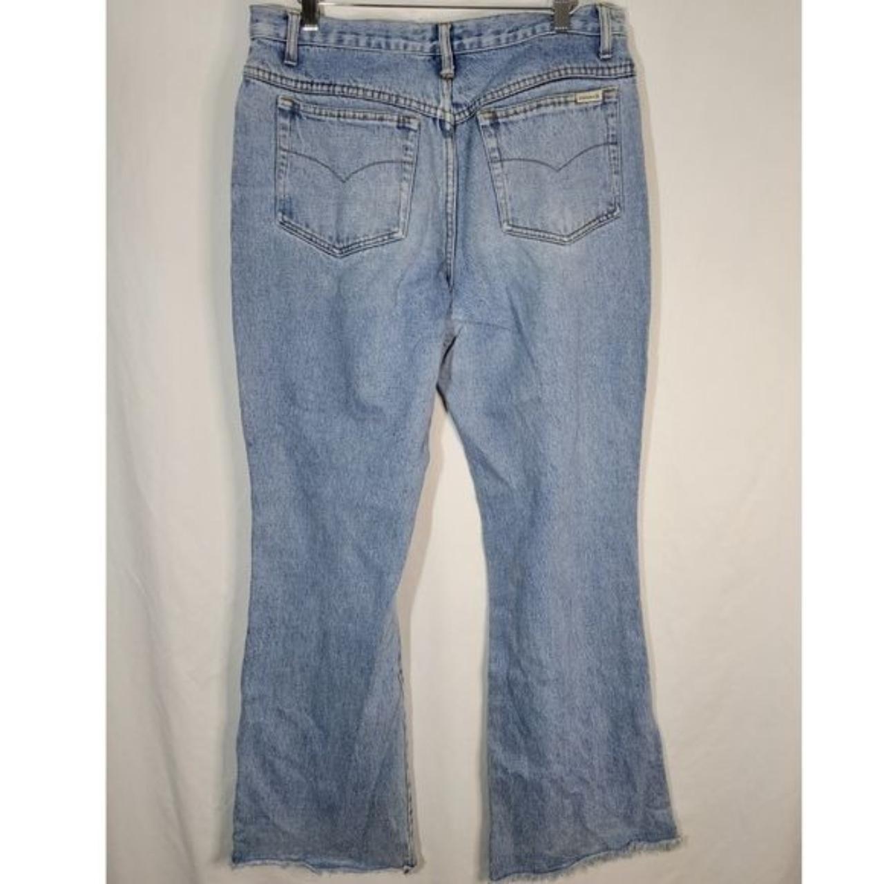 Women's Blue and Black Jeans Depop