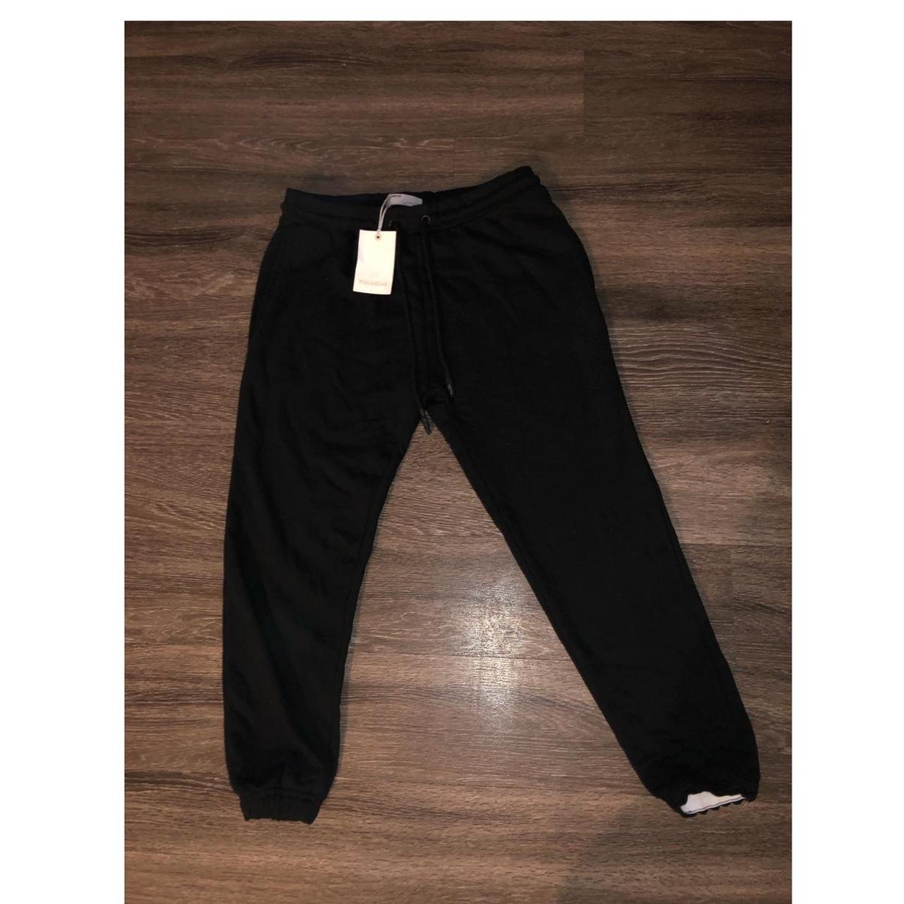 Pull&Bear Women's Black Joggers-tracksuits | Depop