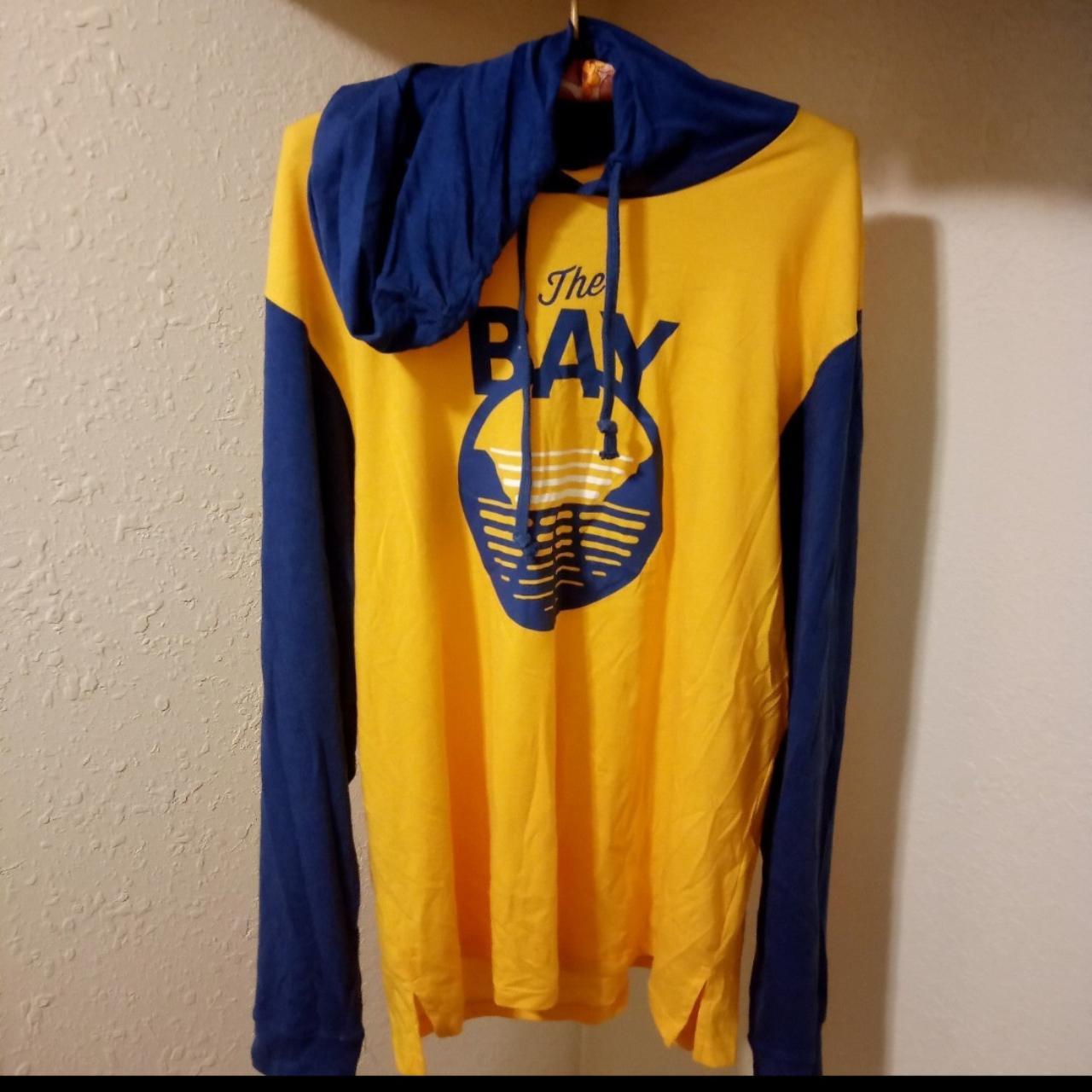 Golden State Warriors Yellow Nike Hoodie Men's Nike Dri-Fit