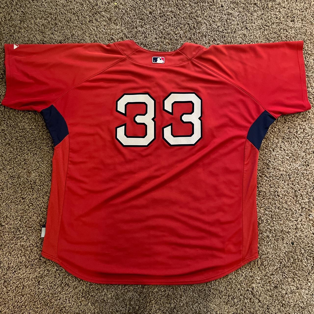Number 33 Jason Varitek Red Sox Jersey. Perfect - Depop