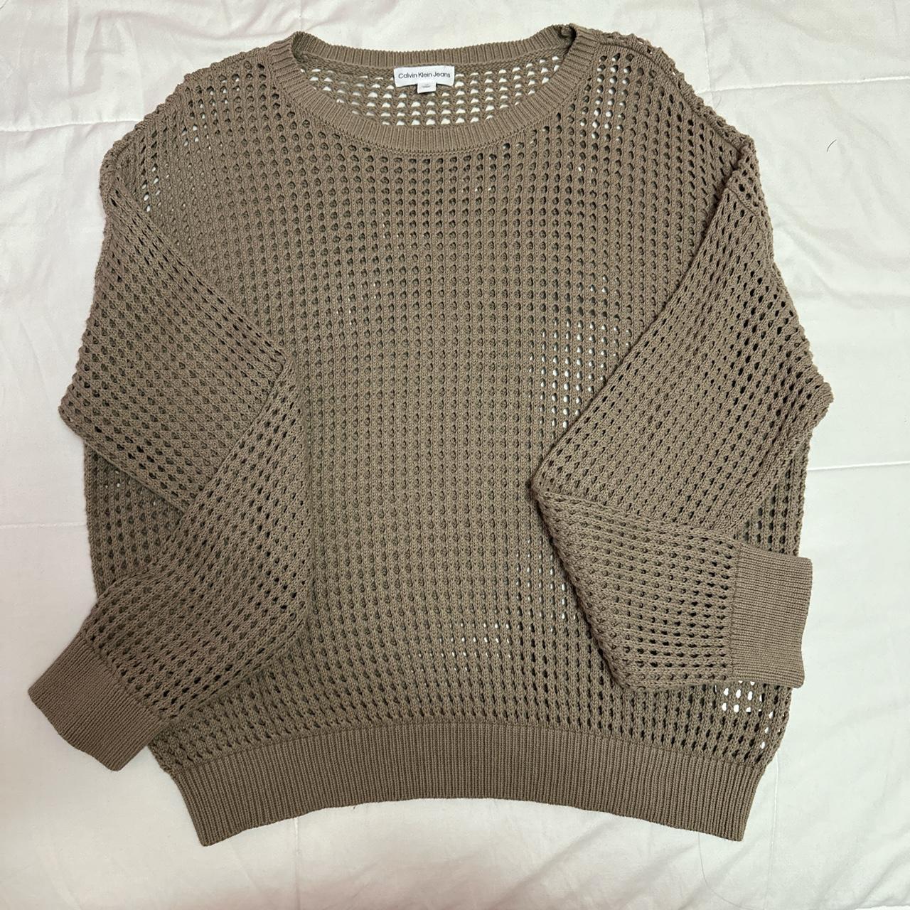 Calvin klein best sale knit sweater