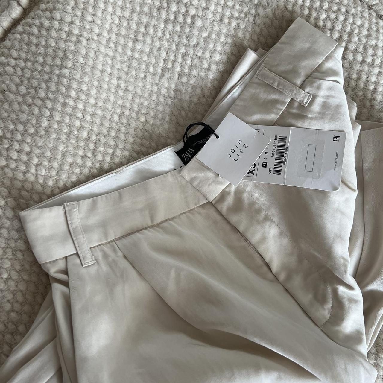 Zara high rise tailored straight trousers Perfect... - Depop