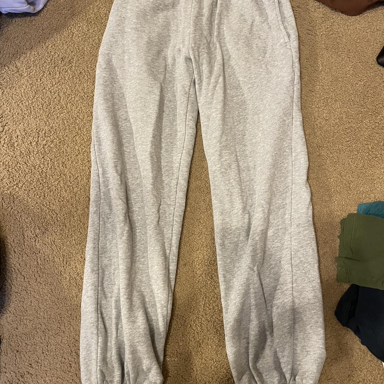 Brandy Melville Women's Grey Joggers-tracksuits | Depop