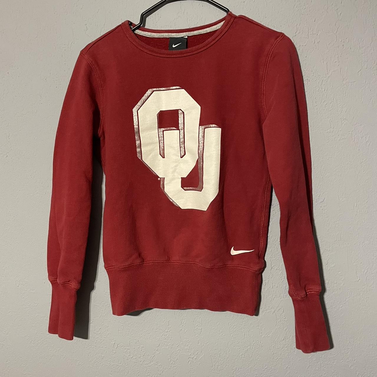 Nike OU crewneck Size small Preowned in good - Depop
