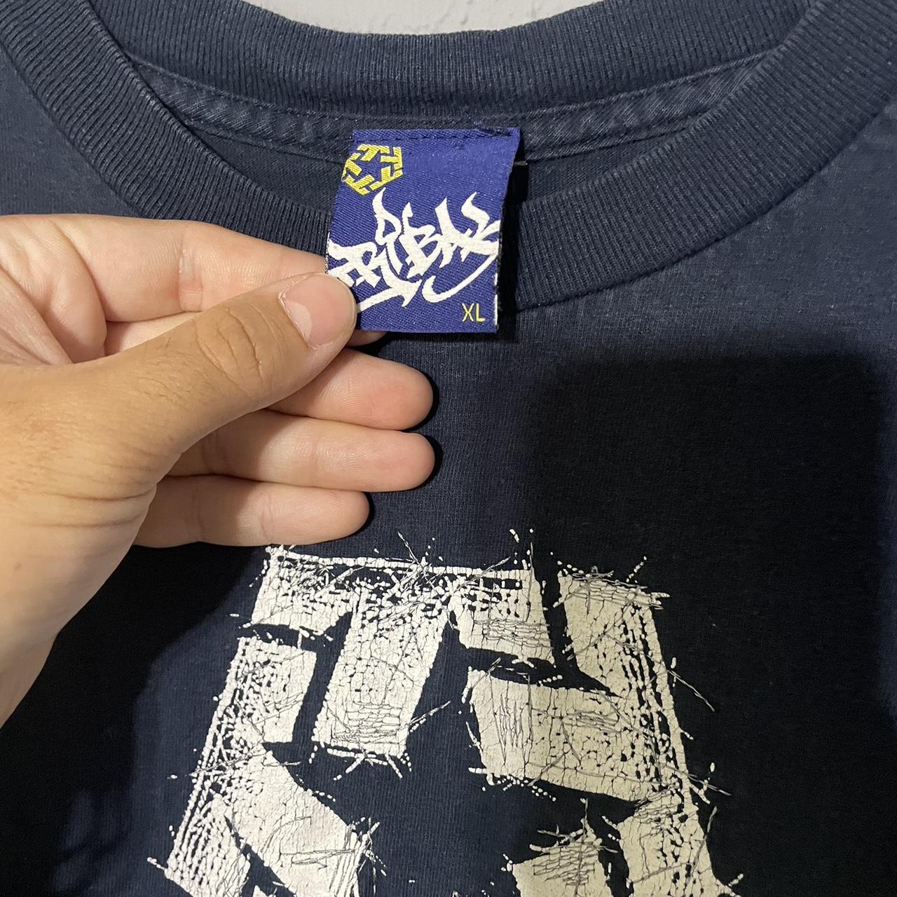 Y2K Tribal skate tee Size XL Preowned with minimal | Depop