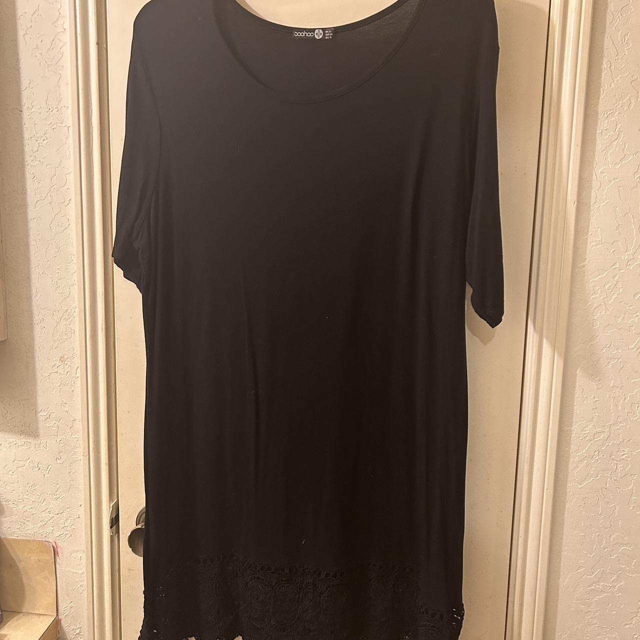 Boohoo Plus Women's Black Dress | Depop