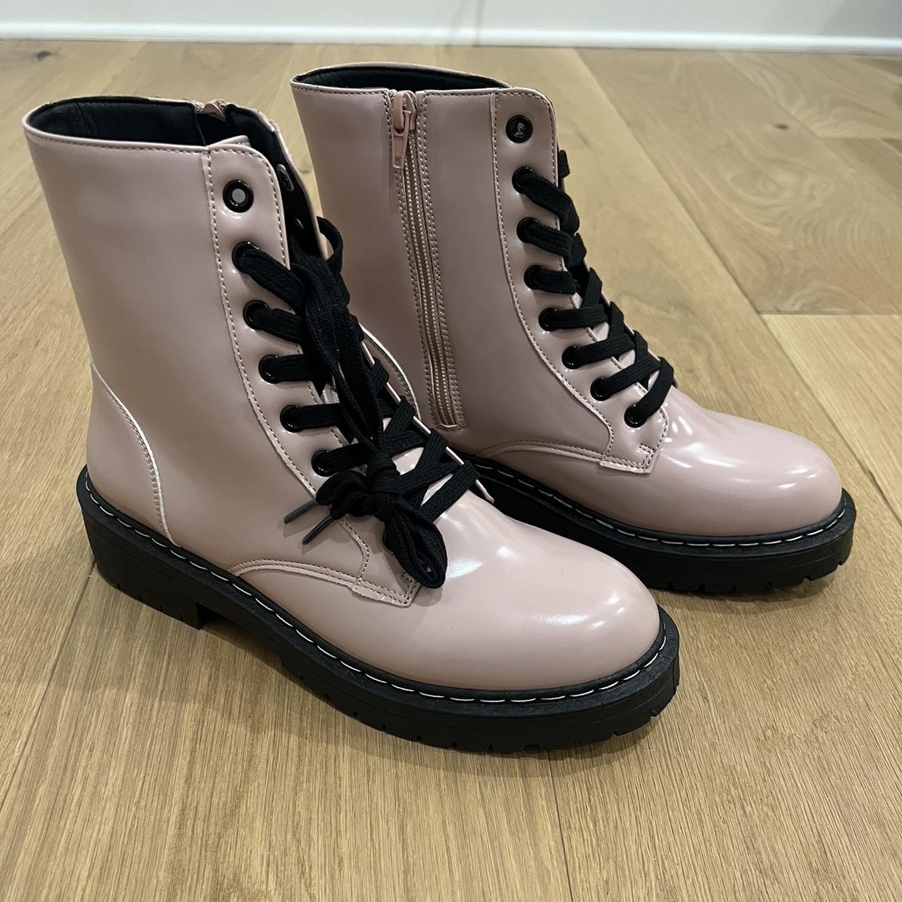 mauve timberland boots