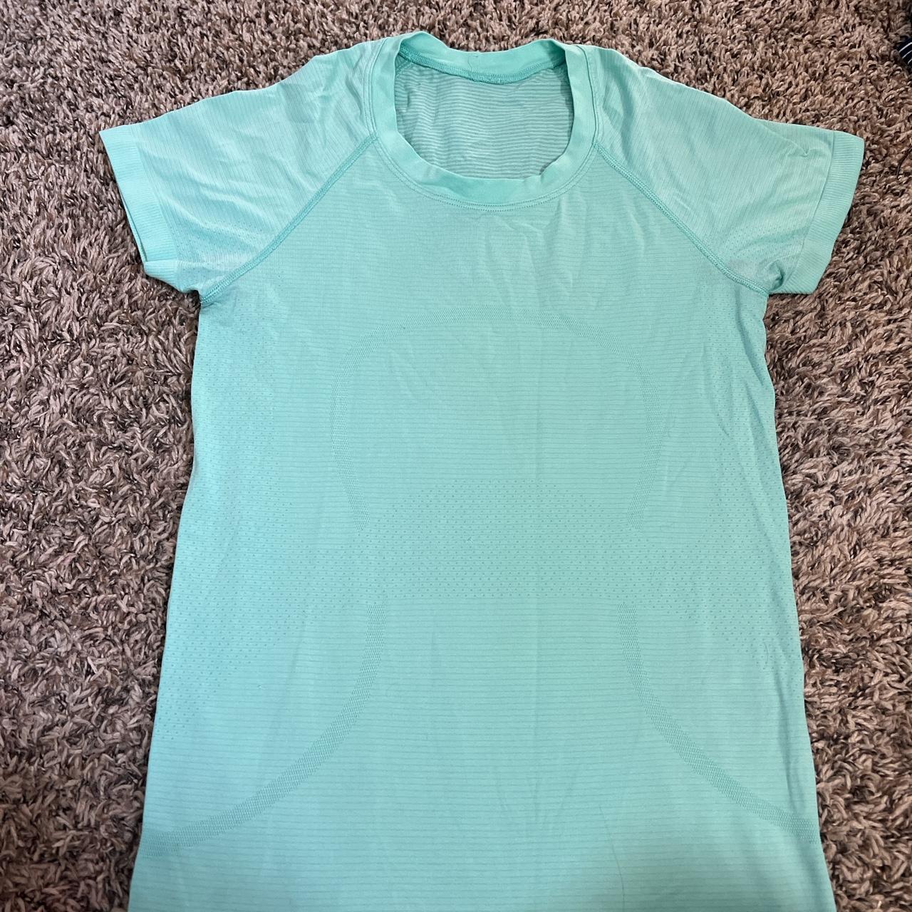 lululemon mint green align shirt!🤍 size:4 great... - Depop