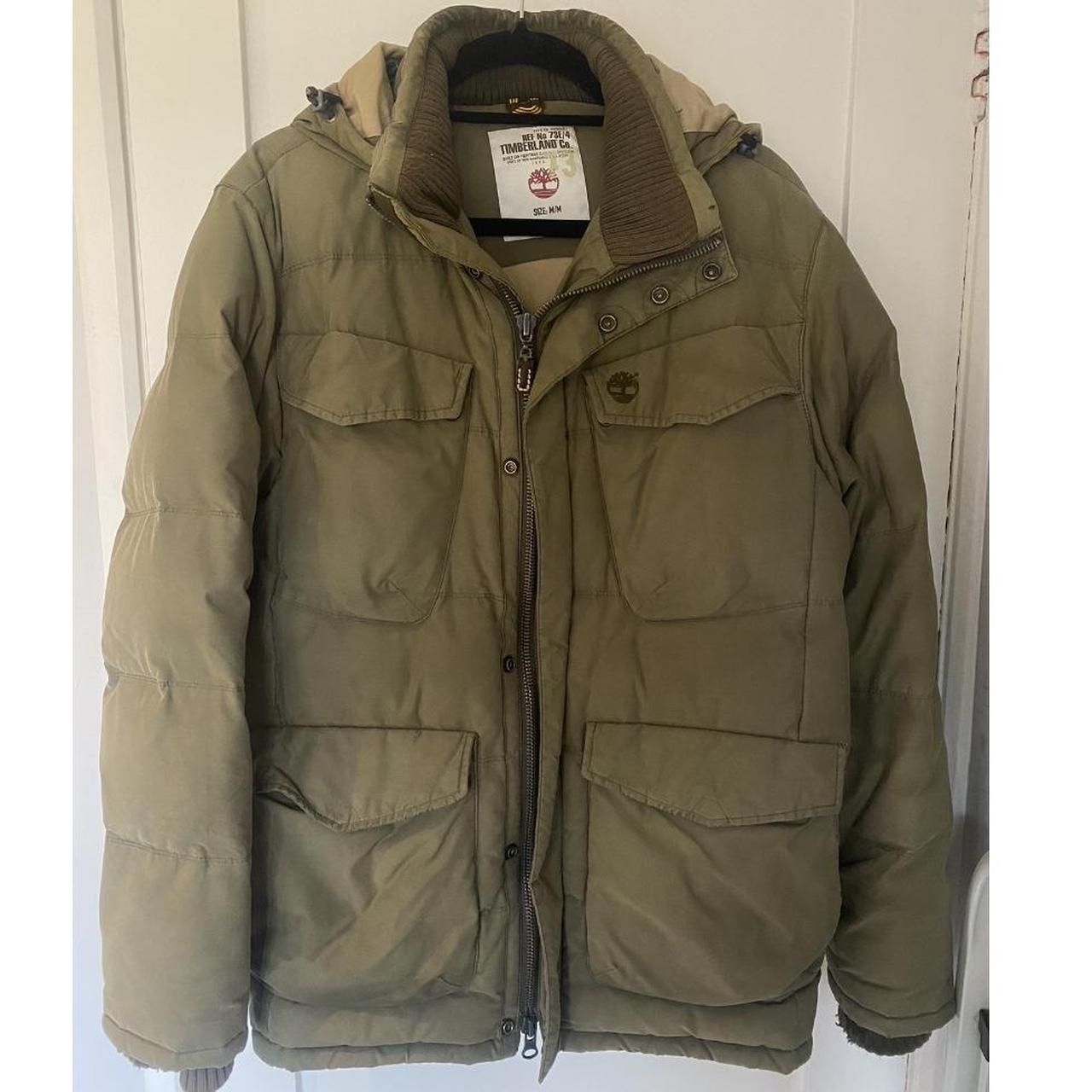 NEED GONE BY FRIDAY timberland men’s green puffer... - Depop