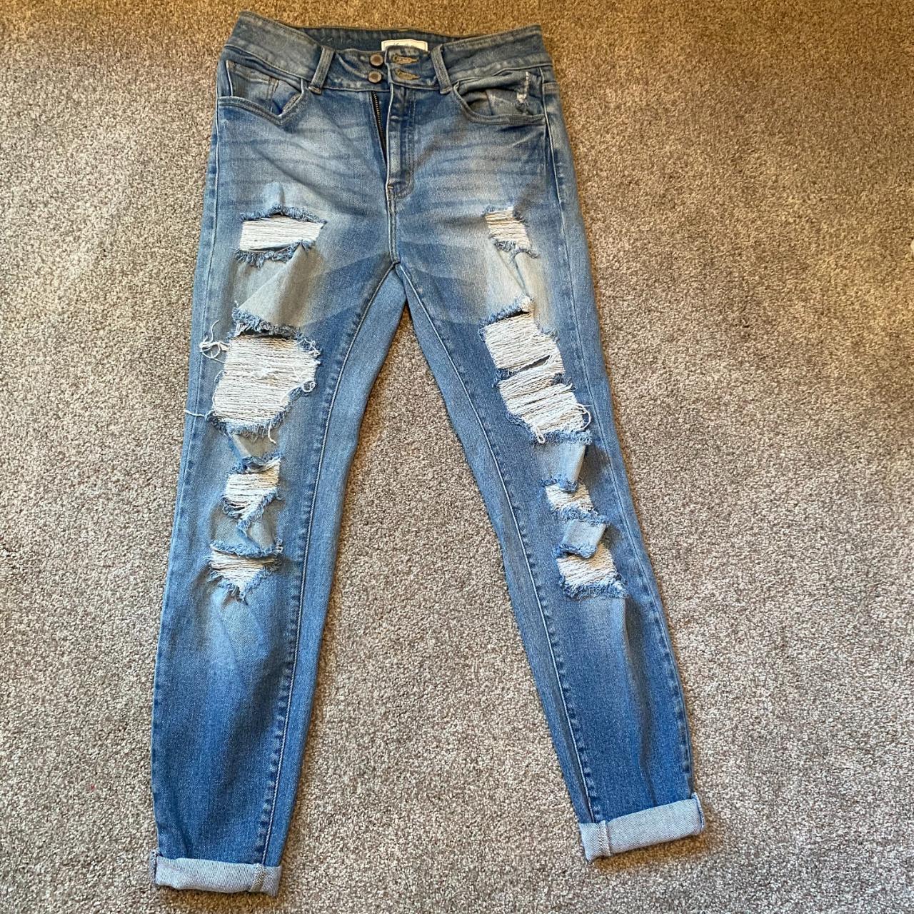 Buckle Women's Blue Jeans | Depop