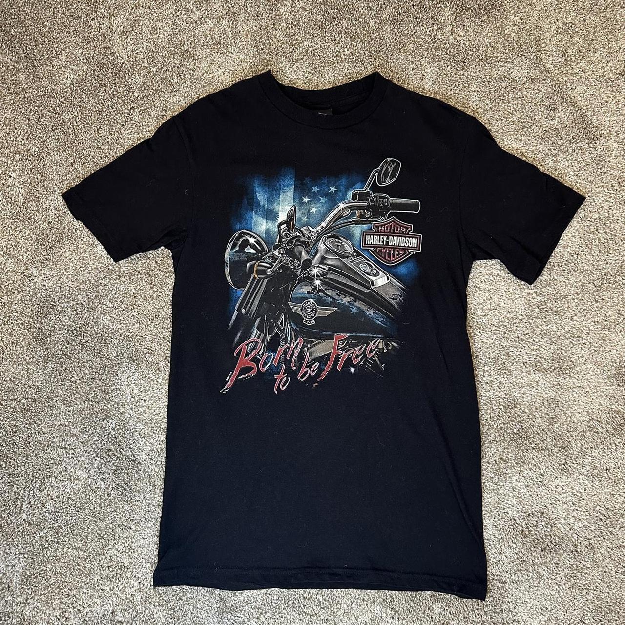 Harley Davidson Dubai shirt Size Medium Pit-to-Pit... - Depop