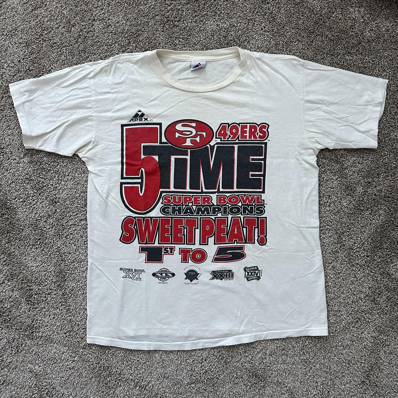 Vintage Apex One San Francisco 49ers shirt Size... - Depop