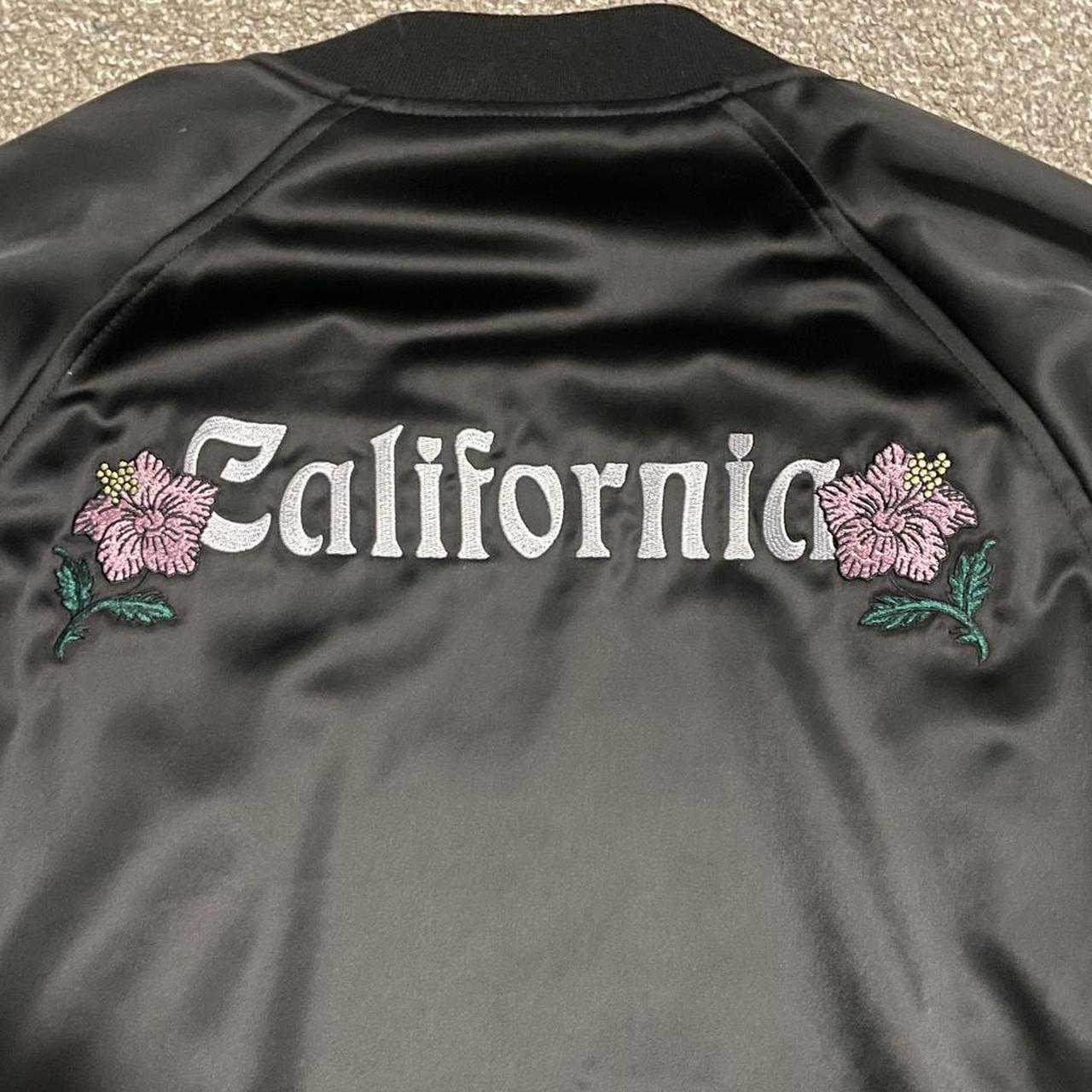 Stussy Women's Large “California” Satin Bombers | Depop