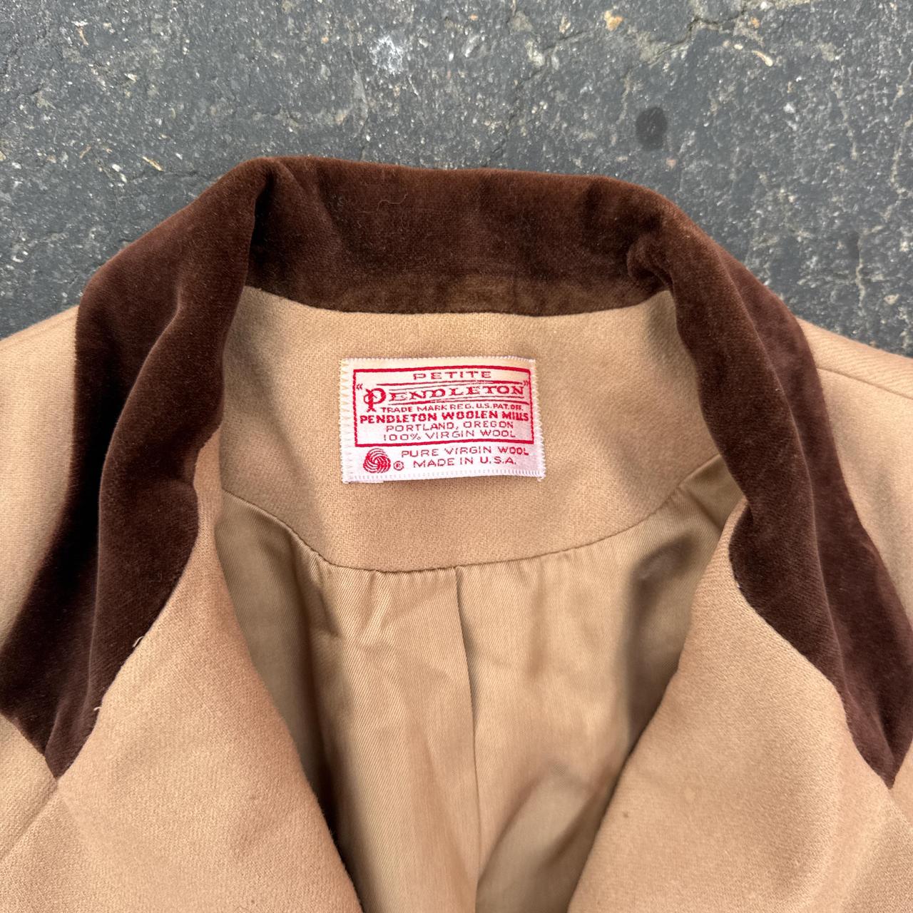 Pendleton Women's Blazer Jacket - Tan/Brown - One… - image 4