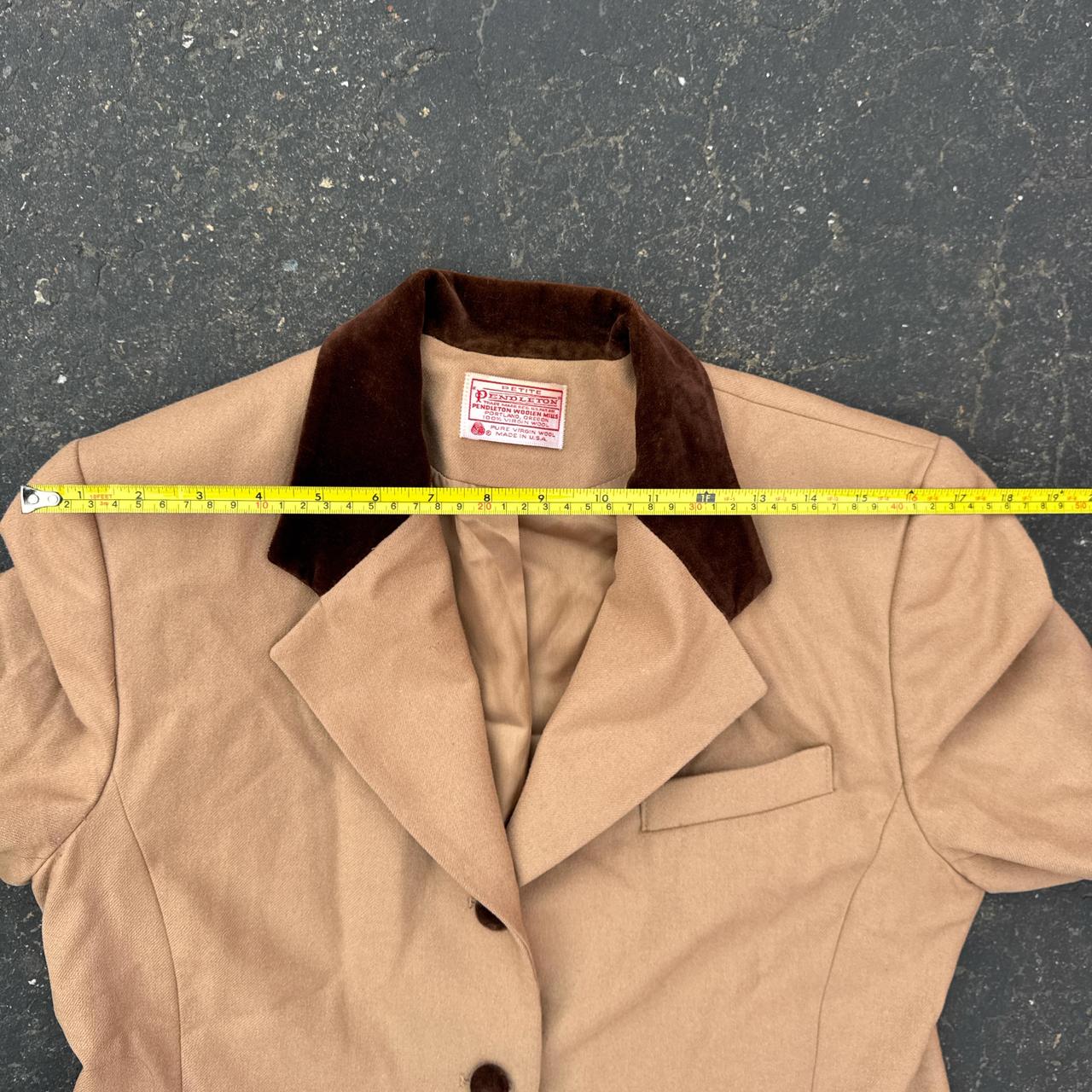 Pendleton Women's Blazer Jacket - Tan/Brown - One… - image 8