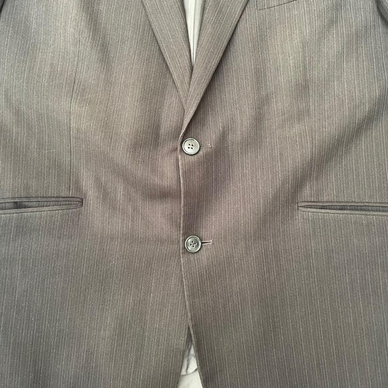 Grey Suit Jacket ABOUT THE ITEM: Marks and... - Depop