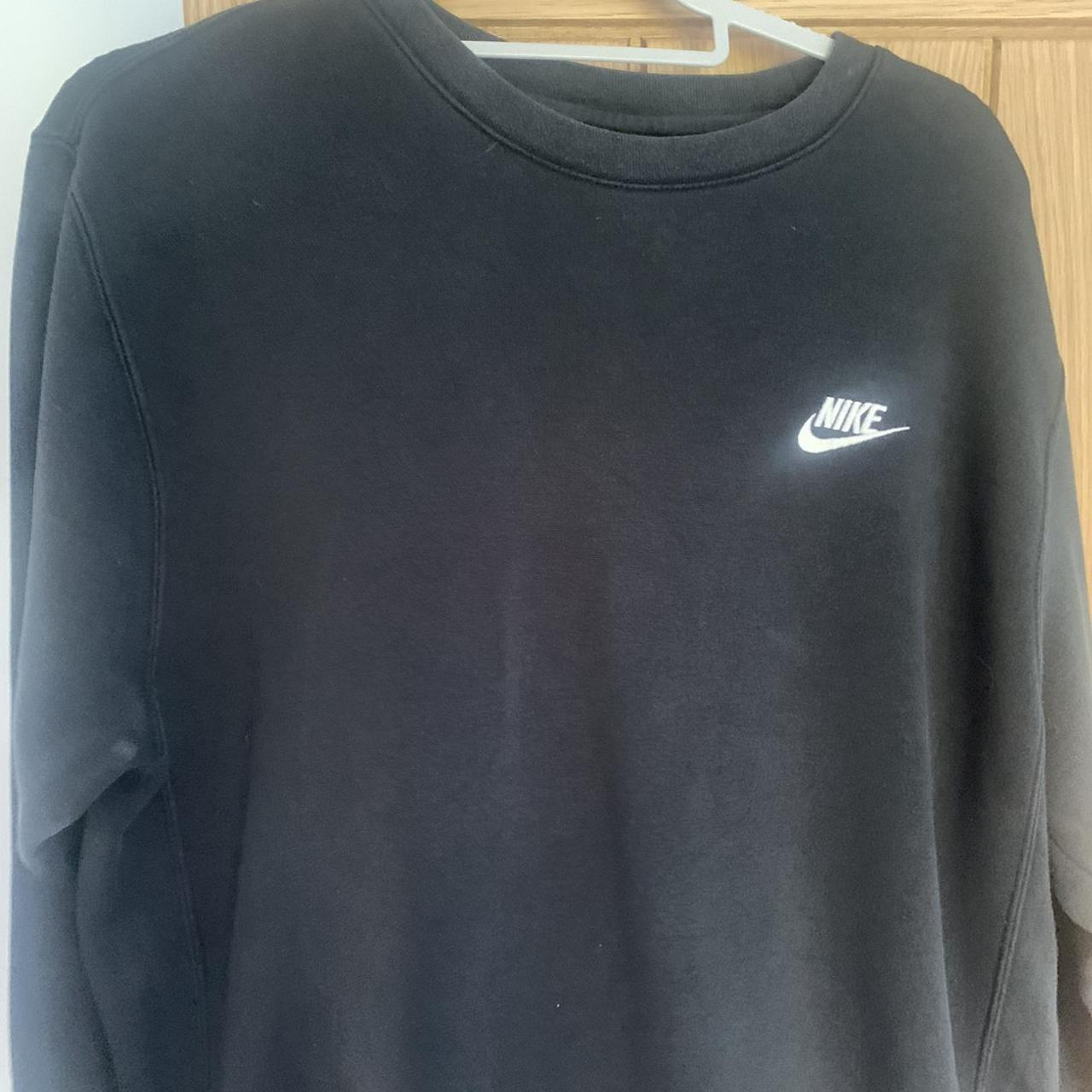 Black nike sweatshirt comfy and good condition... - Depop