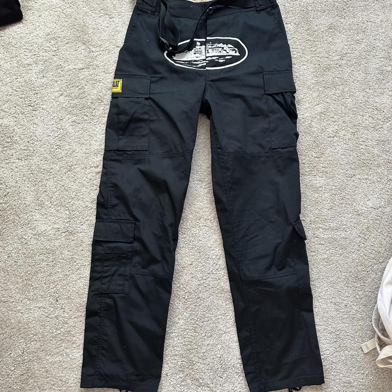 Corteiz cargo pants Soo baggy can’t even fit them... - Depop