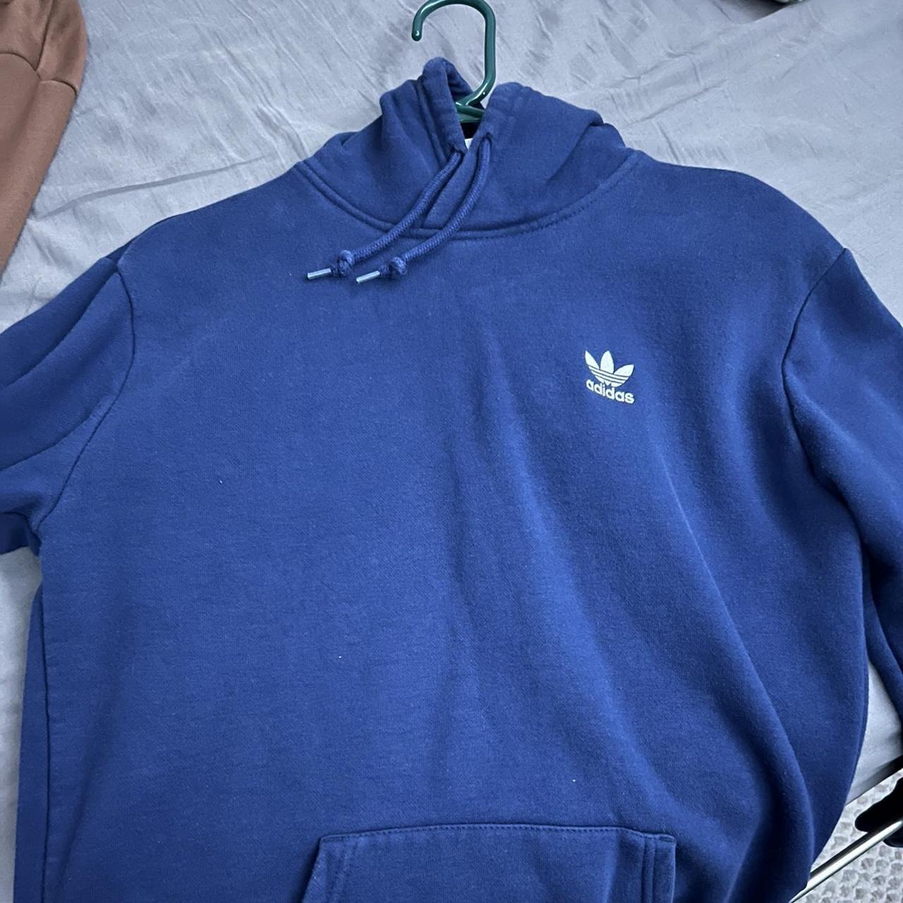 Navy Blue Adidas Originals Hoodie Size small... Depop