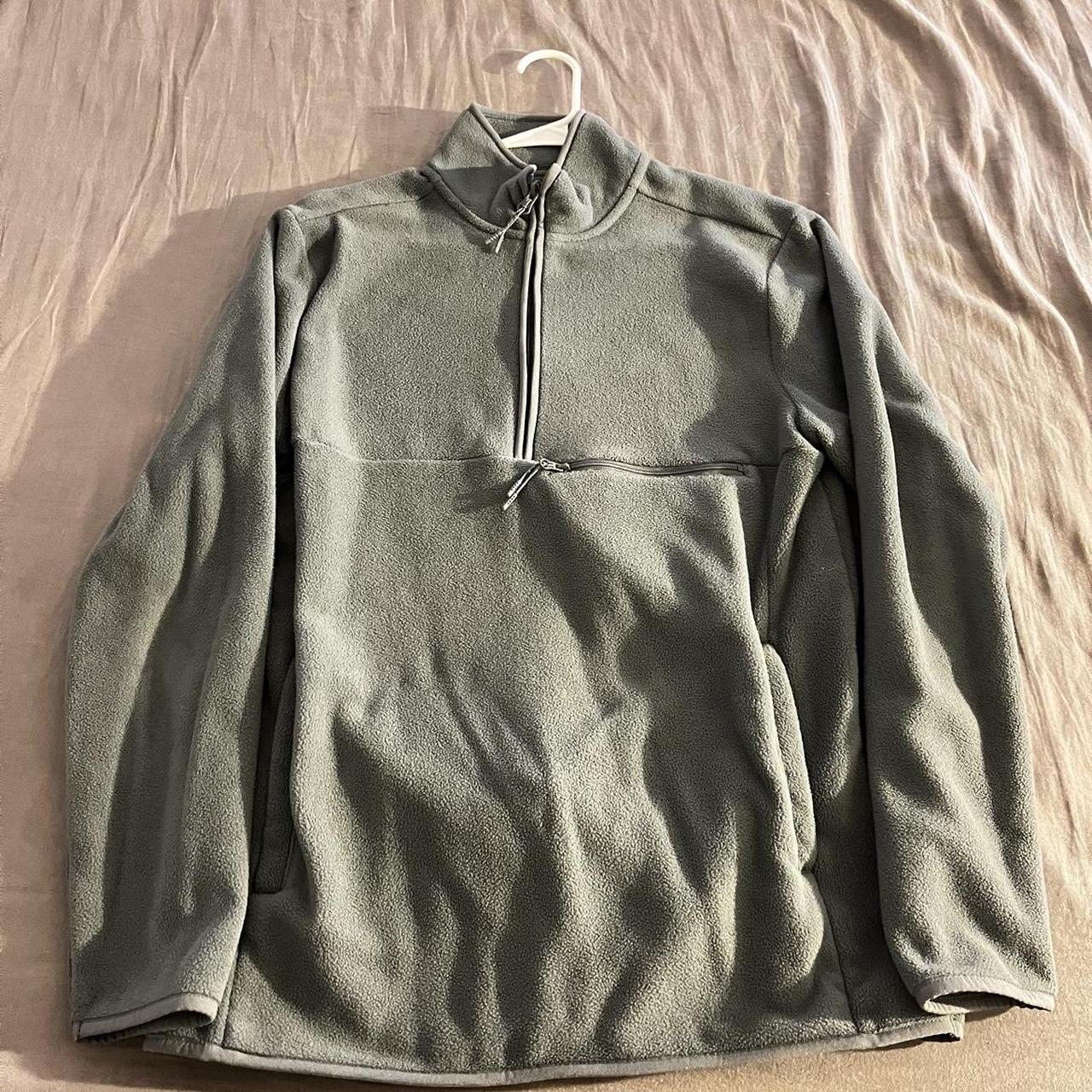 Navy Blue Gap Quarter Zip Windbreaker - Depop